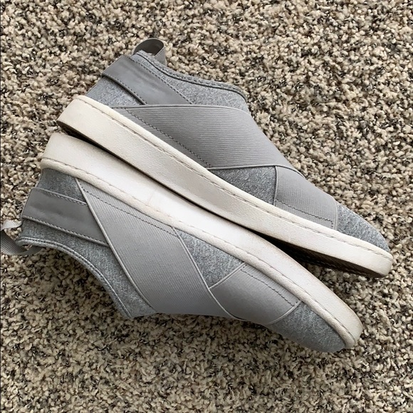 Grey Slip-On Sneakers - Picture 2 of 4